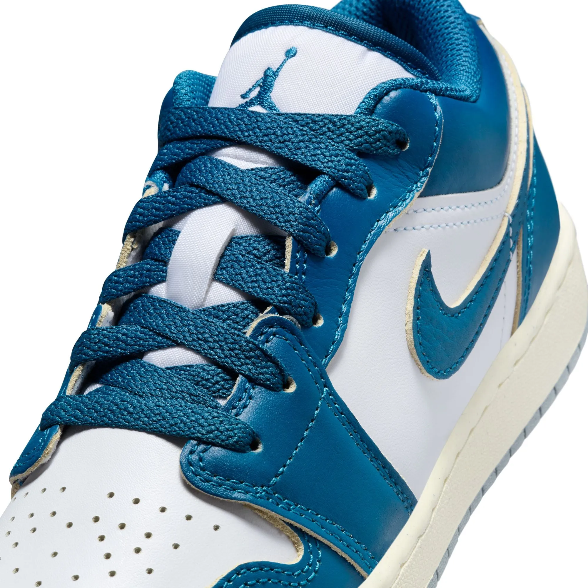 Air Jordan 1 Low SE GS (White/Industrial Blue)