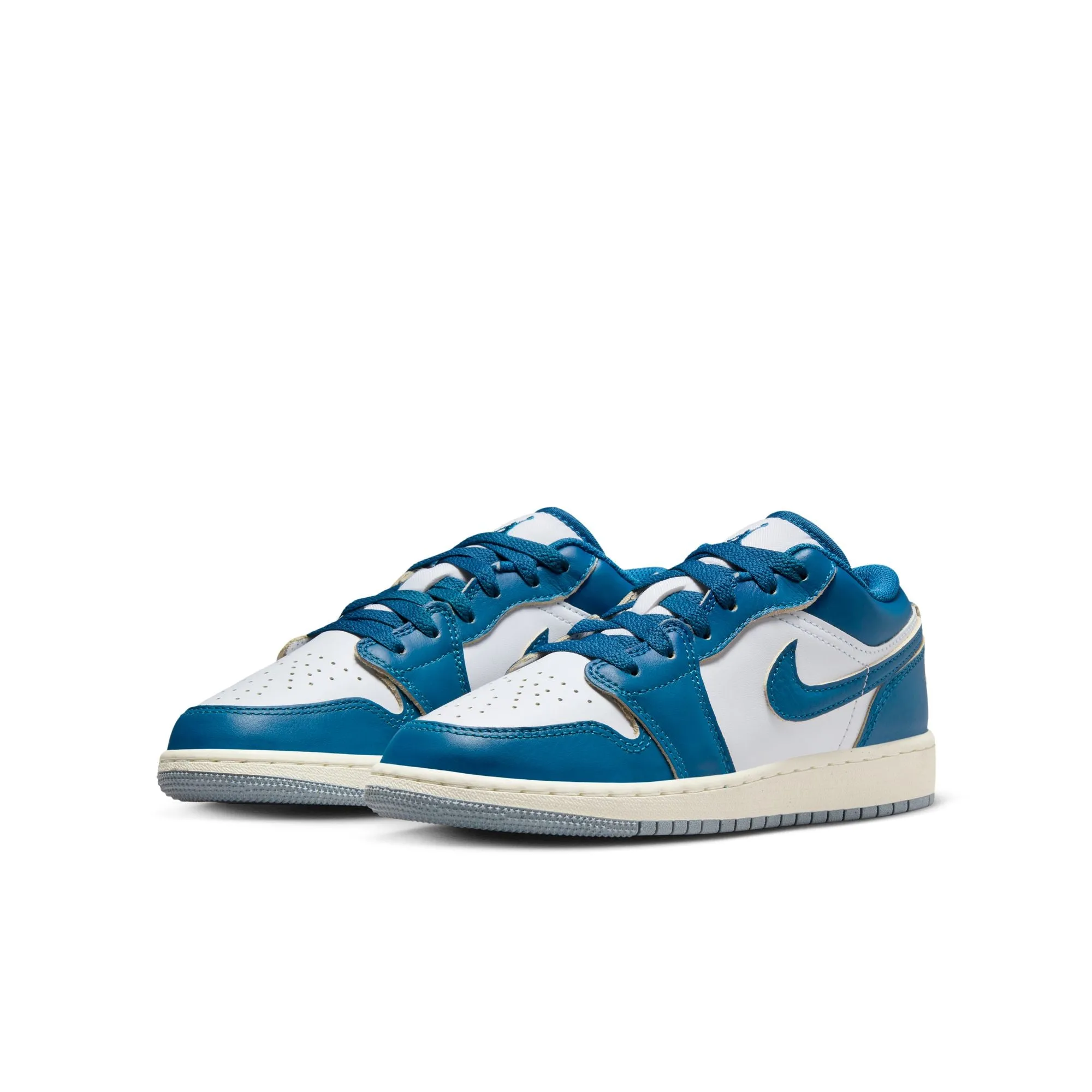 Air Jordan 1 Low SE GS (White/Industrial Blue)