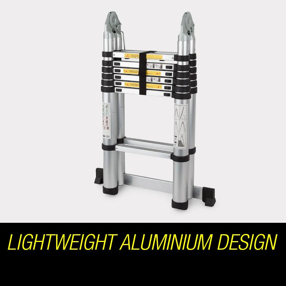 Aluminium Telescopic Folding Ladder 4.4m, 120kg Capacity Bullet