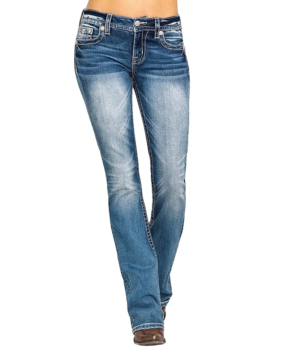 Chloe Mid-Rise Boot Stretch Jean
