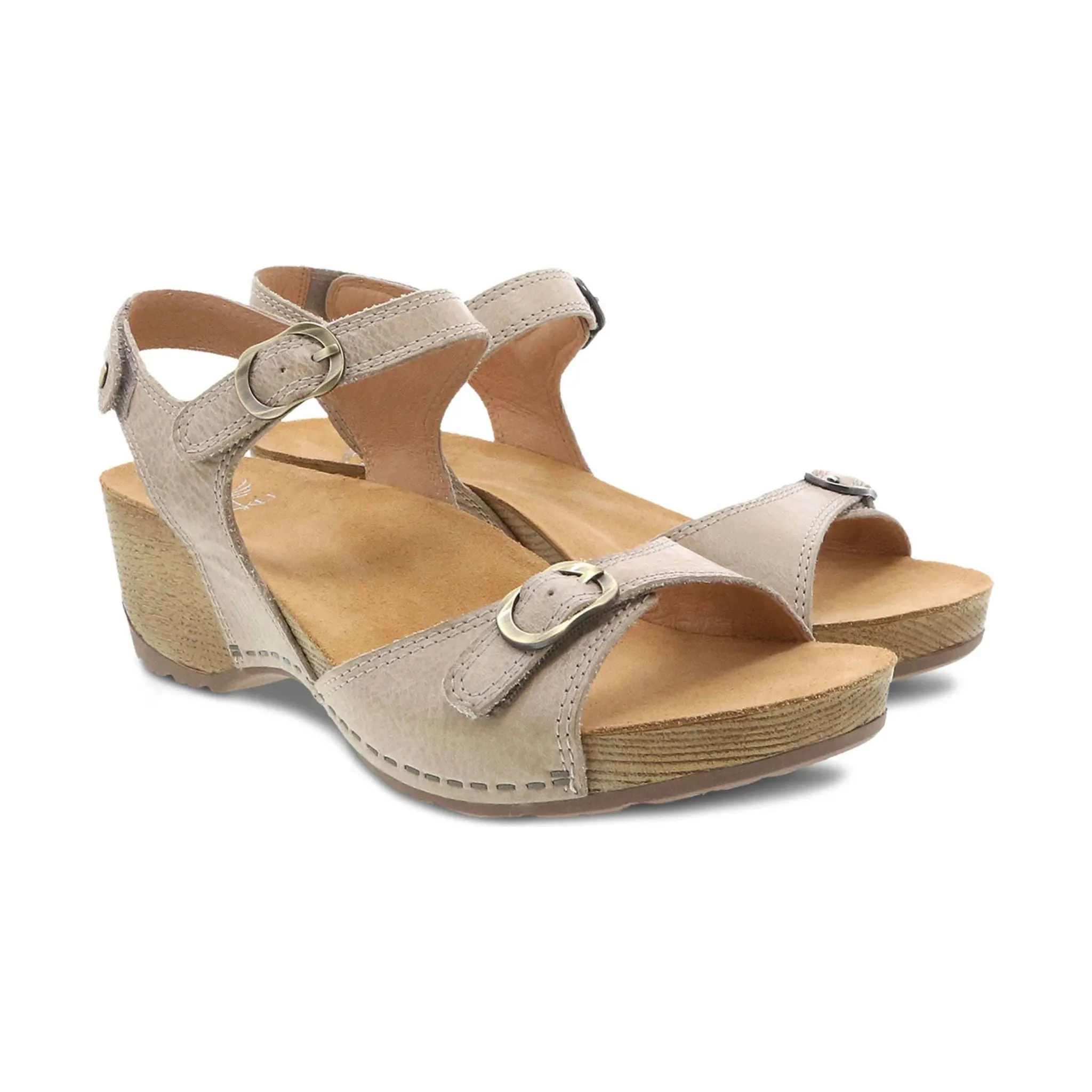 Dansko Women's Tricia Sandal - Linen Milled Burnished