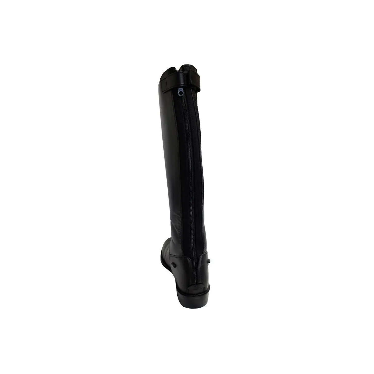 EQUICOMFORT HORSE RIDING BOOT WITH ZIP AND BELLOWS BLACK