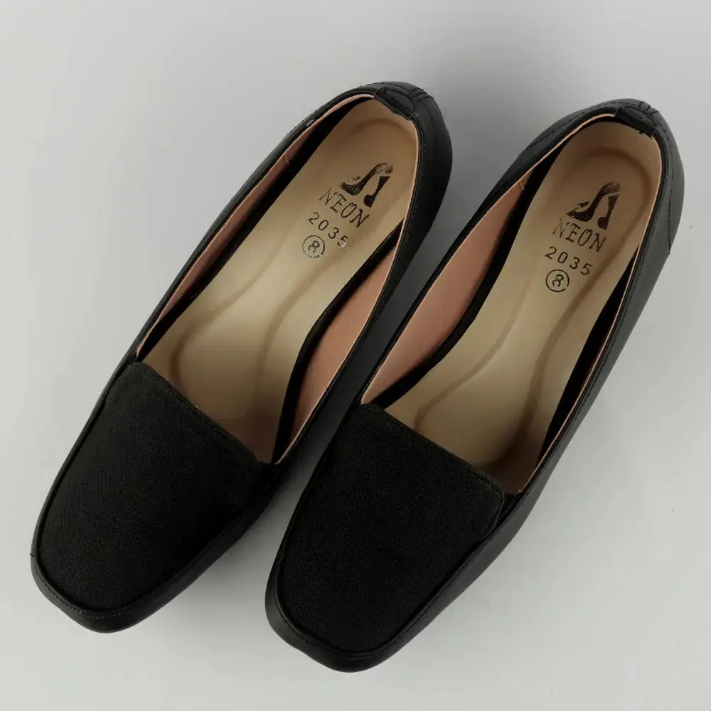 Gleam Court Shoes Black