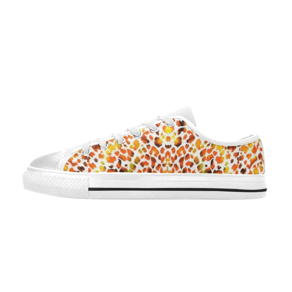 Leopard Fire Women's Low Rise Shoes up to size 12