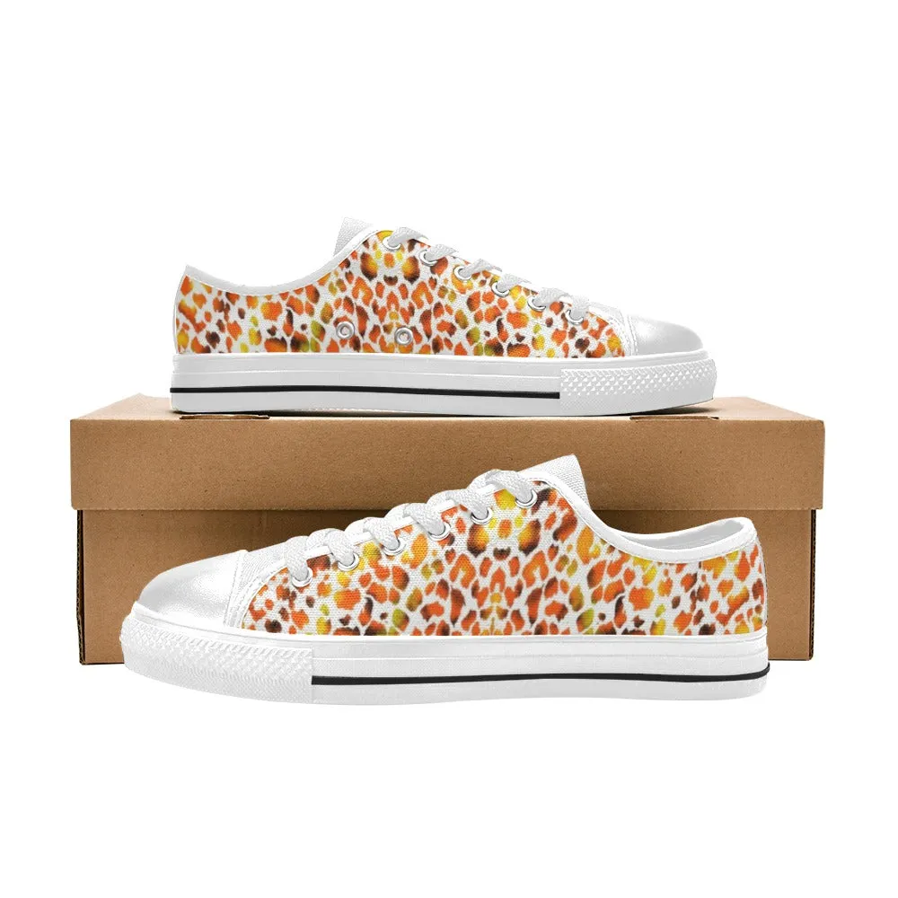 Leopard Fire Women's Low Rise Shoes up to size 12
