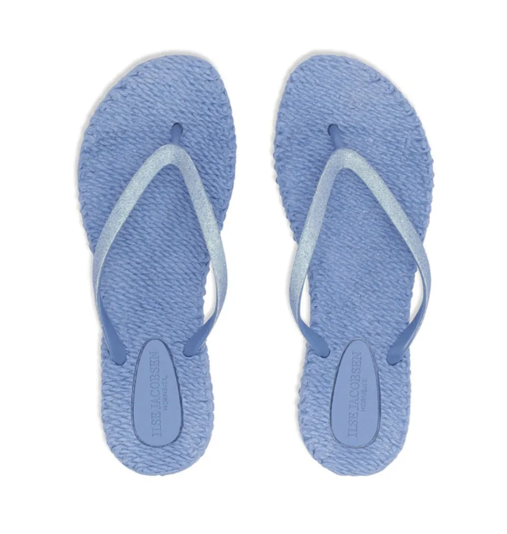 The Glitter Flip Flop in Regatta Blue